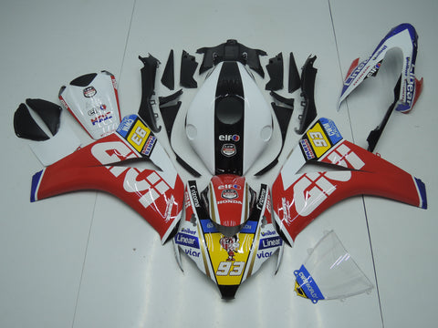 Honda CBR1000RR (2008-2011) Red, White, Black, Yellow & Blue Givi Fairings