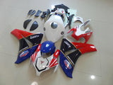 White, Blue, Dark Blue, Red and Gold TT Legends Fairing Kit for a 2008, 2009, 2010 & 2011 Honda CBR1000RR motorcycle.