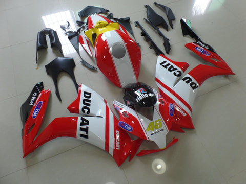 Honda CBR1000RR (2012-2016) Red, White, Black & Yellow Ducati Style Fairings