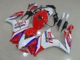 Red, White and Blue Fairing Kit for a 2012, 2013, 2014, 2015 & 2016 Honda CBR1000RR motorcycle.