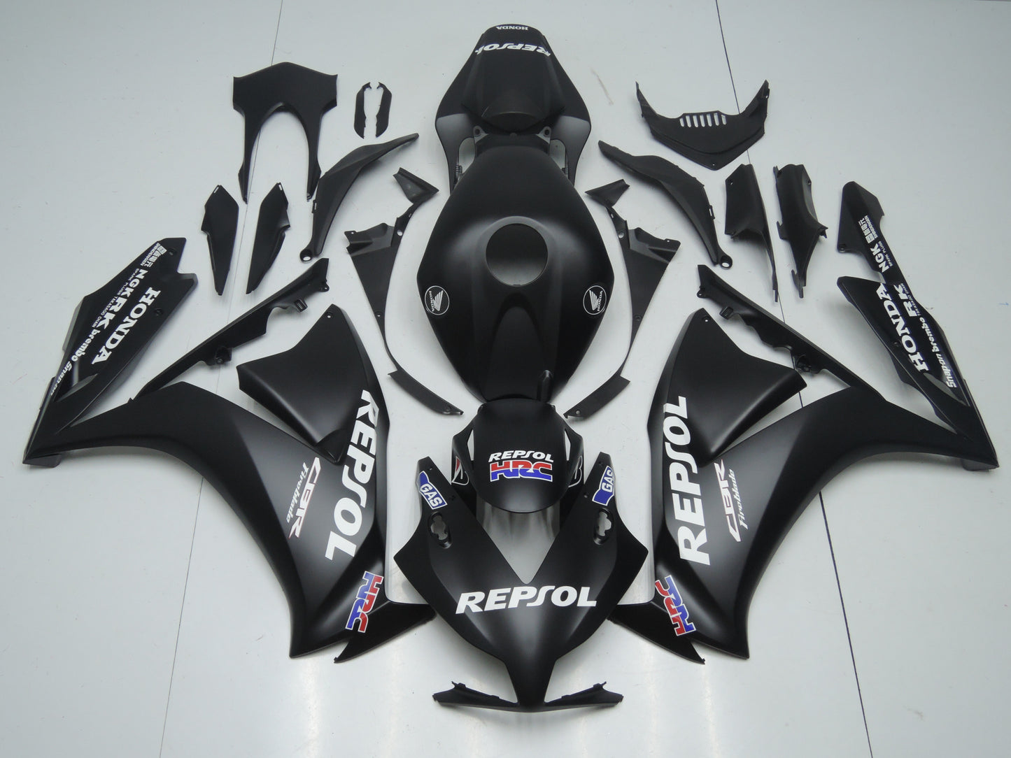 Honda CBR1000RR (2012-2016) Matte Black & White Repsol HRC Fairings