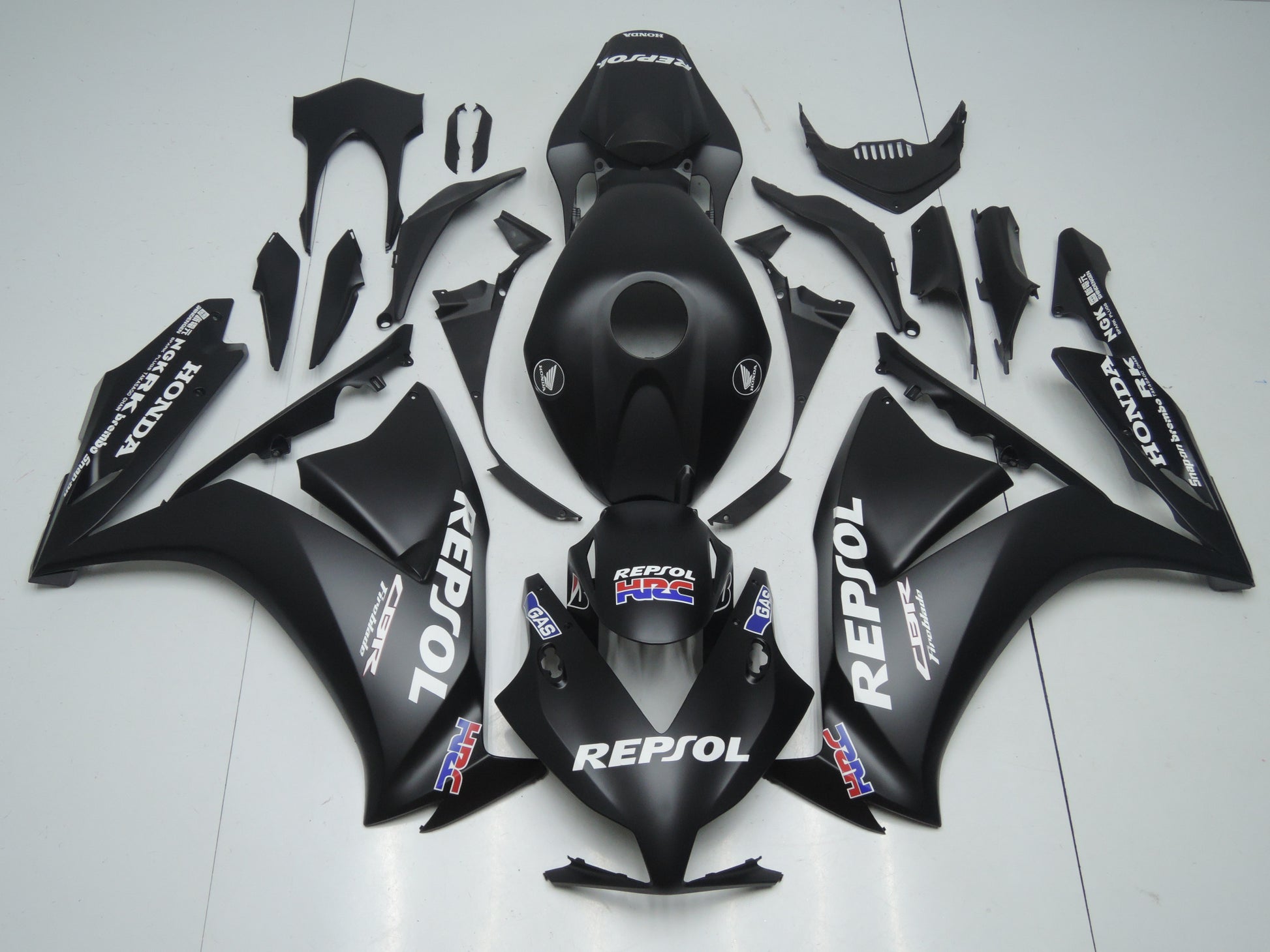 Honda CBR1000RR (2012-2016) Matte Black & White Repsol HRC Fairings