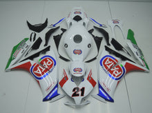 White PATA Fairing Kit for a 2012, 2013, 2014, 2015 & 2016 Honda CBR1000RR motorcycle.
