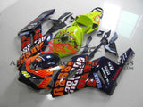 Dark Blue, Orange and Green ROSSI Fairing Kit for a 2004 & 2005 Honda CBR1000RR motorcycle