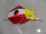 Red, White, Black and Yellow Ducati Style Fairing Kit for a 2004 & 2005 Honda CBR1000RR motorcycle