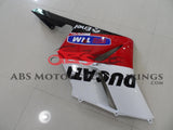 Red, White, Black and Yellow Ducati Style Fairing Kit for a 2004 & 2005 Honda CBR1000RR motorcycle