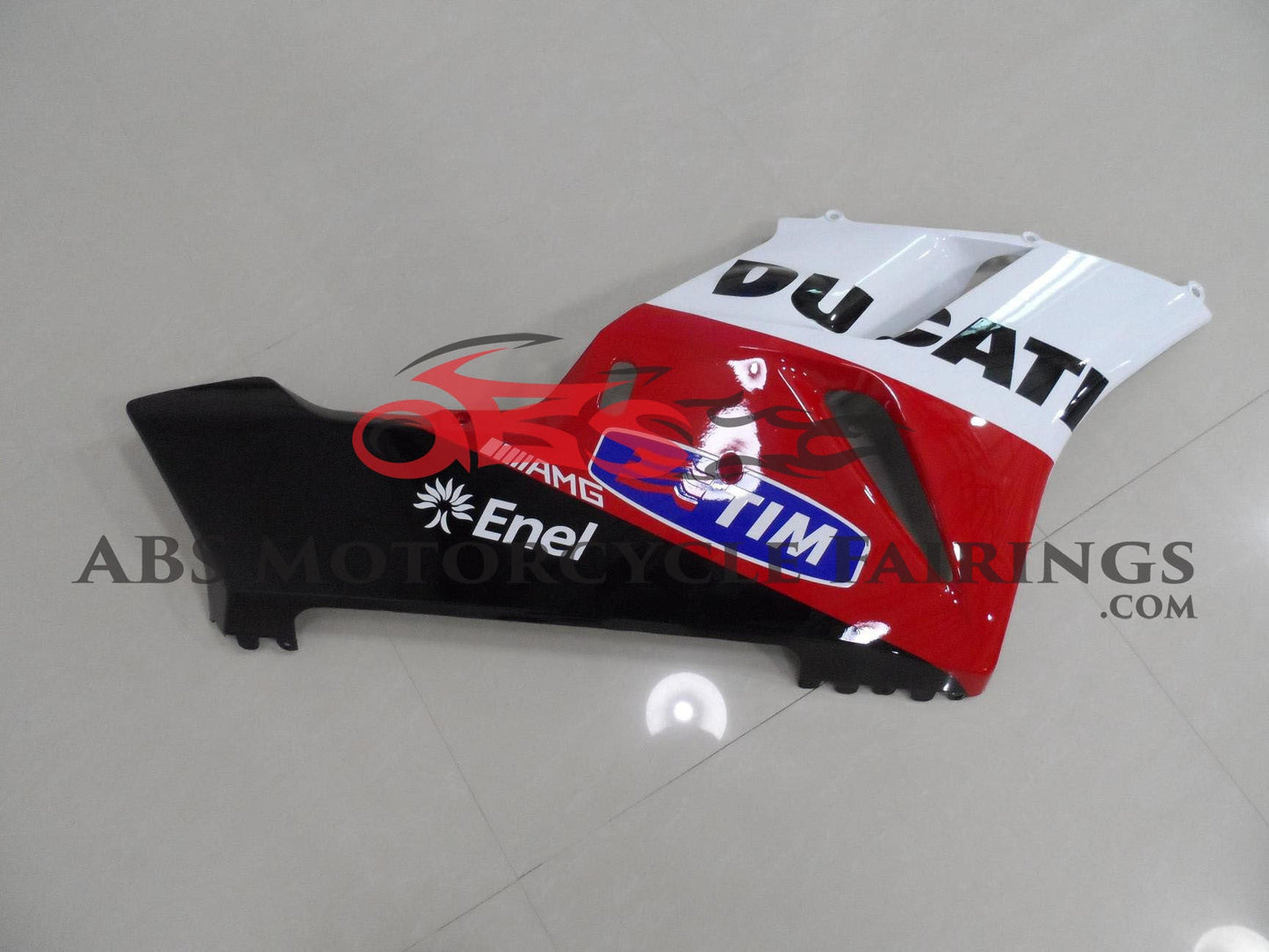 Honda CBR1000RR (2004-2005) Red, White, Black & Yellow Ducati Style Fairings