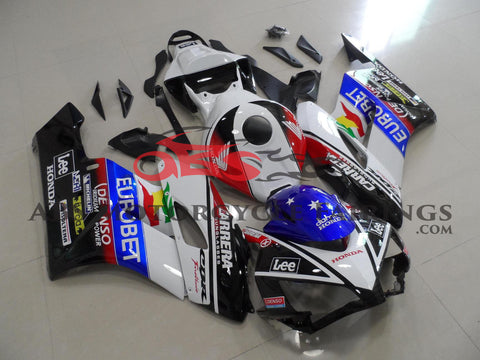 Honda CBR1000RR (2004-2005) Black & White Lee Fairings