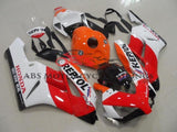 Red, White and Orange REPSOL Fairing Kit for a 2004 & 2005 Honda CBR1000RR motorcycle