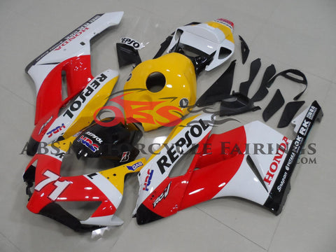 Honda CBR1000RR (2004-2005) Red, White & Yellow REPSOL Fairings