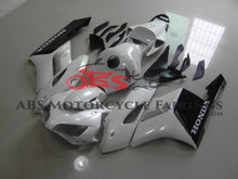 Honda CBR1000RR Fairings (2004-2005) Pearl White, Black at KingsMotorcycleFairings.com