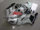 Pearl White and Black Fairing Kit for a 2004 & 2005 Honda CBR1000RR motorcycle