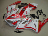 White and Red Pramac Fairing Kit for a 2004 & 2005 Honda CBR1000RR motorcycle
