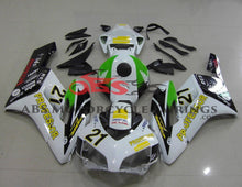 Honda CBR1000RR (2004-2005) White, Black, Green & Yellow Professor Fairings