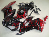 Honda CBR1000RR (2004-2005) Black, Red & White Flame Fairings