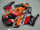 Orange, Black, Red & White RCV Repsol Fairing Kit for a 2004 & 2005 Honda CBR1000RR motorcycle