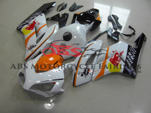 White and Orange RED BULL Fairing Kit for a 2004 & 2005 Honda CBR1000RR motorcycle