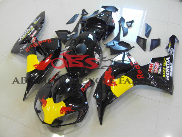 Honda CBR1000RR (2006-2007) Black Red Bull Fairings