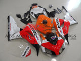 Red, White and Orange REPSOL Fairing Kit for a 2006 & 2007 Honda CBR1000RR motorcycle