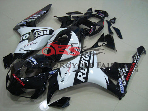 Honda CBR1000RR (2006-2007) Black & White RESPOL Fairings