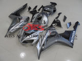 Silver and Gray Fairing Kit for a 2006 & 2007 Honda CBR1000RR motorcycle