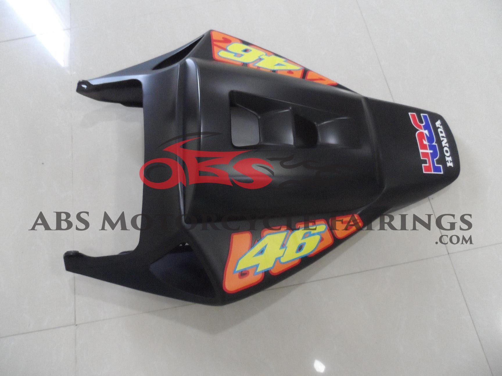 Honda CBR1000RR (2006-2007) Matte Black & Orange ROSSI Fairings