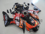 Honda CBR1000RR (2006-2007) Matte Black & Orange ROSSI Fairings