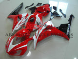 Red, White and Black Fairing Kit for a 2006 & 2007 Honda CBR1000RR motorcycle