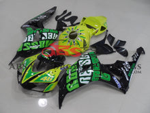 Green and Black ROSSI Fairing Kit for a 2006 & 2007 Honda CBR1000RR motorcycle