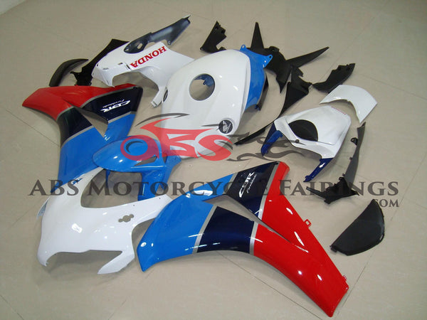 Honda CBR1000RR (2008-2009) White, Blue & Red Fireblade Fairings