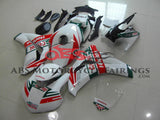 White Castrol Race Fairing Kit for a 2008, 2009, 2010 & 2011 Honda CBR1000RR motorcycle. This fairing kit is designed specifically for the racetrack