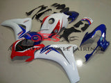 White, Blue and Red HRC Fairing Kit for a 2008, 2009, 2010 & 2011 Honda CBR1000RR motorcycle