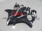 Matte Black and Silver Fairing Kit for a 2008, 2009, 2010 & 2011 Honda CBR1000RR motorcycle