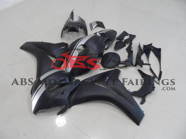 Honda CBR1000RR (2008-2011) Matte Black & Silver Fairings