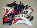 Dark Blue, White and Red HRC Fairing Kit for a 2008, 2009, 2010 & 2011 Honda CBR1000RR motorcycle