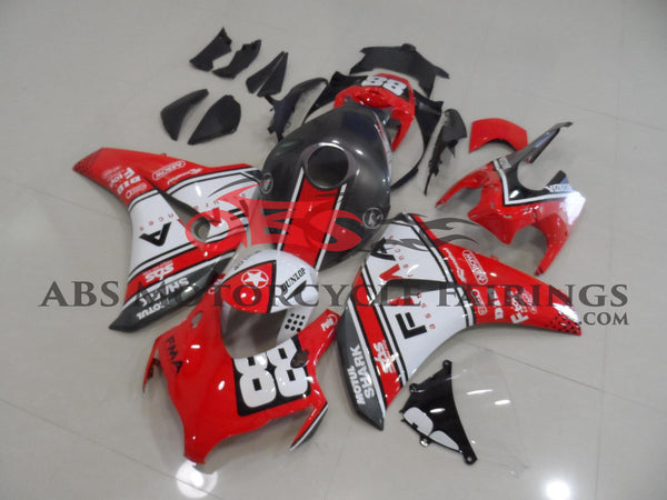 Honda CBR1000RR (2008-2011) RED, GRAY & WHITE FMA FAIRINGS