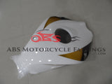 White, Black and Gold Fairing Kit for a 2008, 2009, 2010 & 2011 Honda CBR1000RR motorcycle