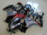 Black, Gray and Red Fairing Kit for a 2012, 2013, 2014, 2015 & 2016 Honda CBR1000RR motorcycle