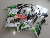 White and Green HANNspree Fairing Kit for a 2012, 2013, 2014, 2015 & 2016 Honda CBR1000RR motorcycle