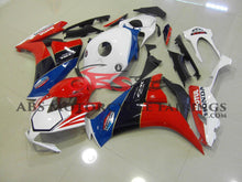 White, Red and Blue Motul Fairing Kit for a 2012, 2013, 2014, 2015 & 2016 Honda CBR1000RR motorcycle