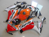Orange, White and Red Repsol Fairing Kit for a 2012, 2013, 2014, 2015 & 2016 Honda CBR1000RR motorcycle