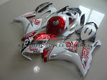White and Candy Apple Red MUSASHI Fairing Kit for a 2012, 2013, 2014, 2015 & 2016 Honda CBR1000RR motorcycle
