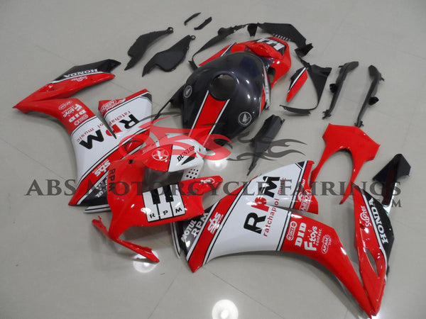 Red, White and Black RPM Fairing Kit for a 2012, 2013, 2014, 2015 & 2016 Honda CBR1000RR motorcycle