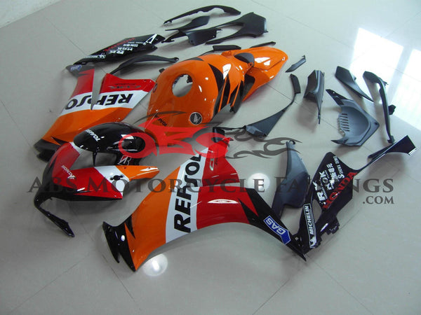 Honda CBR1000RR (2012-2016) Orange, Red & Black REPSOL Fairings
