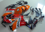 Orange, Red and Black REPSOL Fairing Kit for a 2012, 2013, 2014, 2015 & 2016 Honda CBR1000RR motorcycle