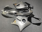 Silver Fairing Kit for a 1996, 1997, 1998, 1999, 2000, 2001, 2002, 2003, 2004, 2005, 2006 & 2007 Honda CBR1100XX Super Blackbird motorcycle