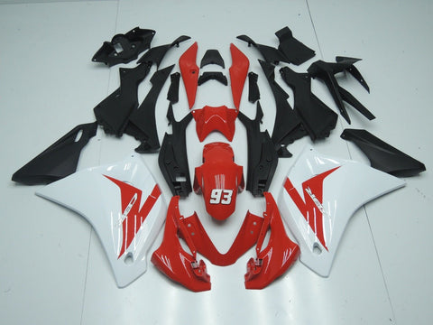 Red and White (2011-2016) Honda CBR125R Fairings