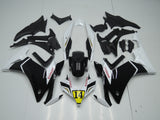 Black and White Fairing Kit for a 2013 Honda CBR500RR motorcycle