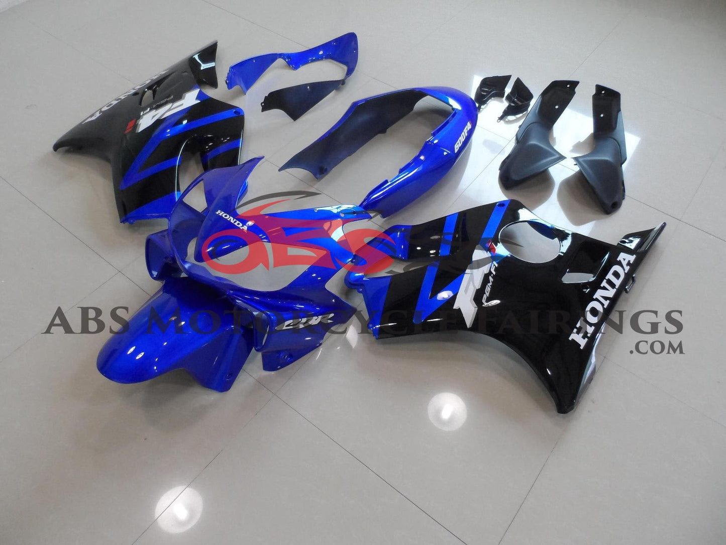 Honda CBR 600F4i (2004-2007) Blue & Black Fairings at KingsMotorcycleFairings.com