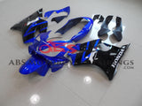 Blue & Black Fairing Kit for a 2004, 2005, 2006, 2007 Honda CBR600F4i mot